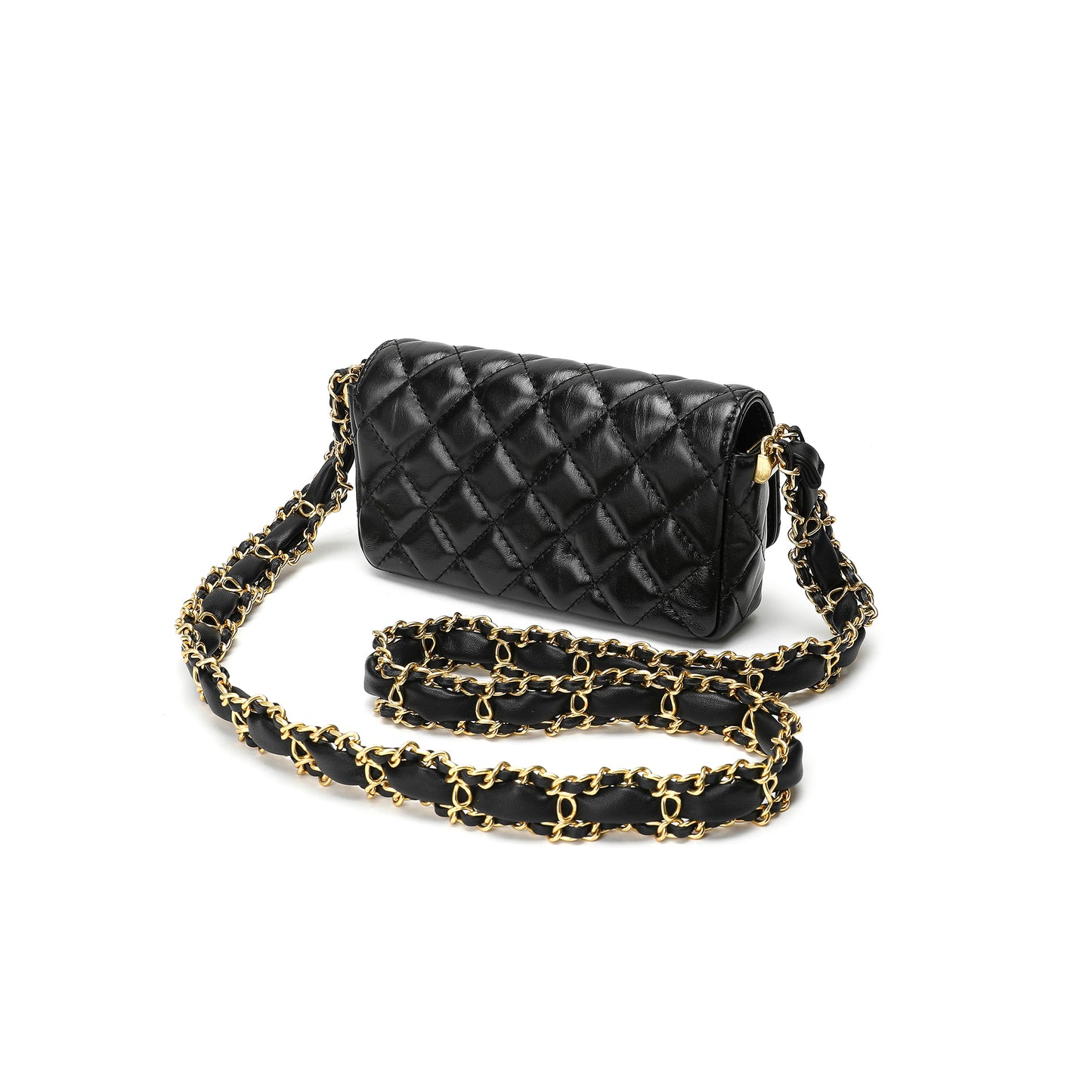 Small Quilted Sheepskin Shoulder Bag