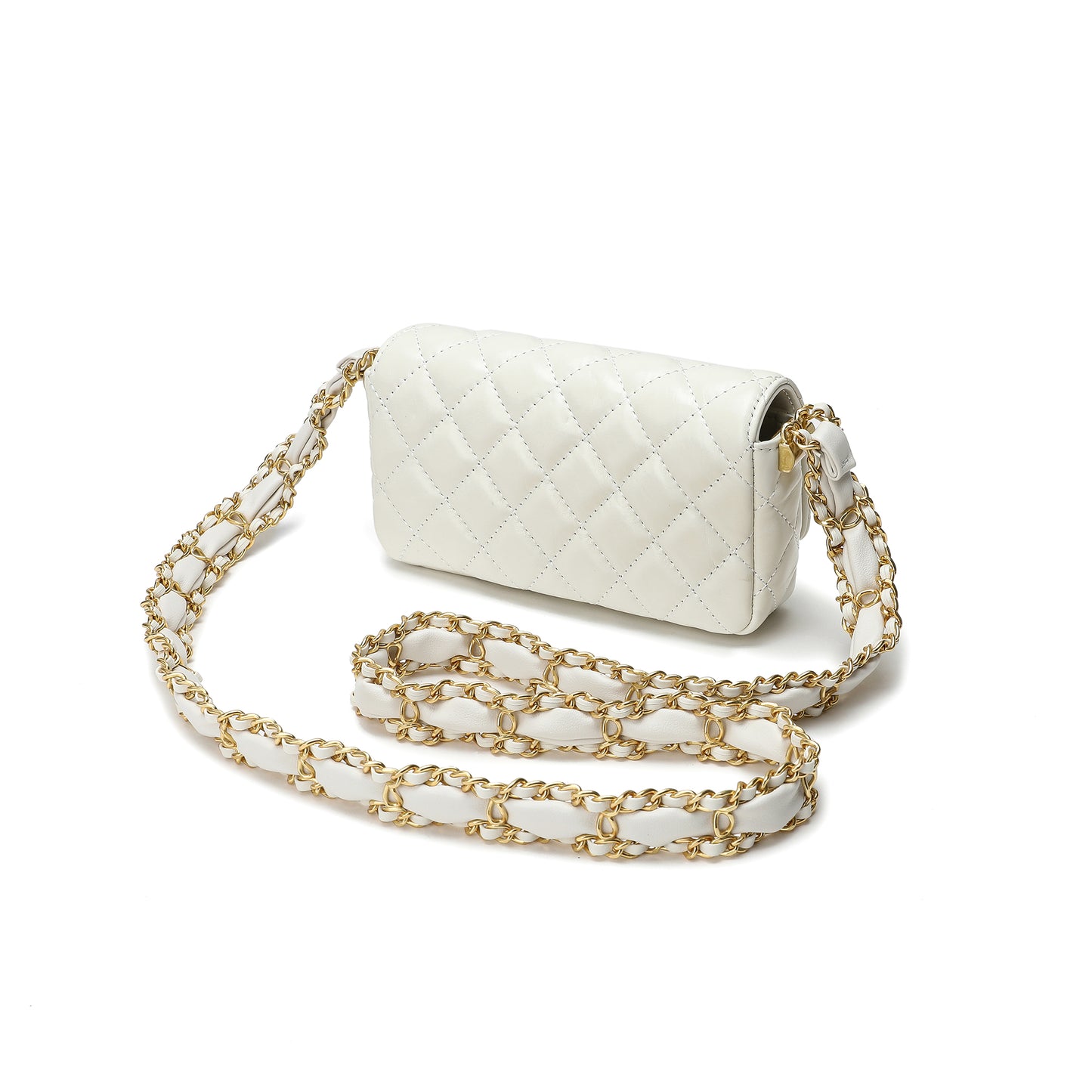 Small Quilted Sheepskin Shoulder Bag