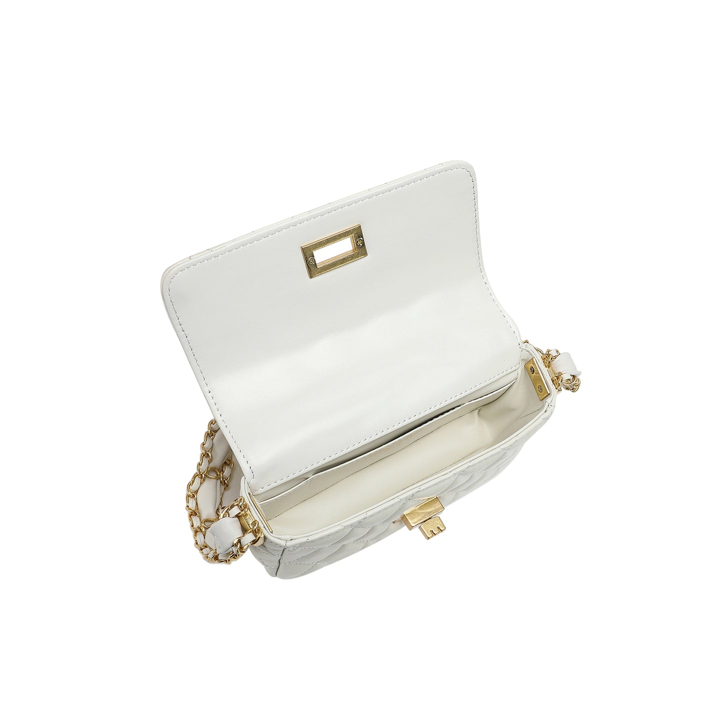Quilted Sheepskin Shoulder Bag