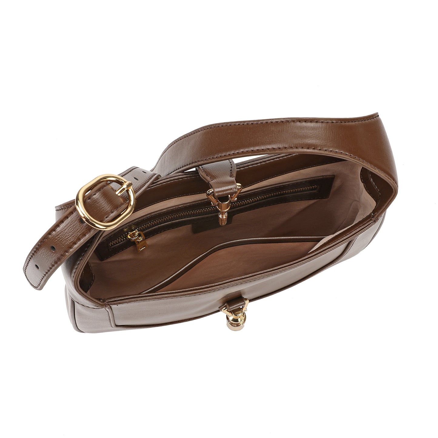 Tiffany & Fred Smooth Leather Hobo/Shoulder Bag