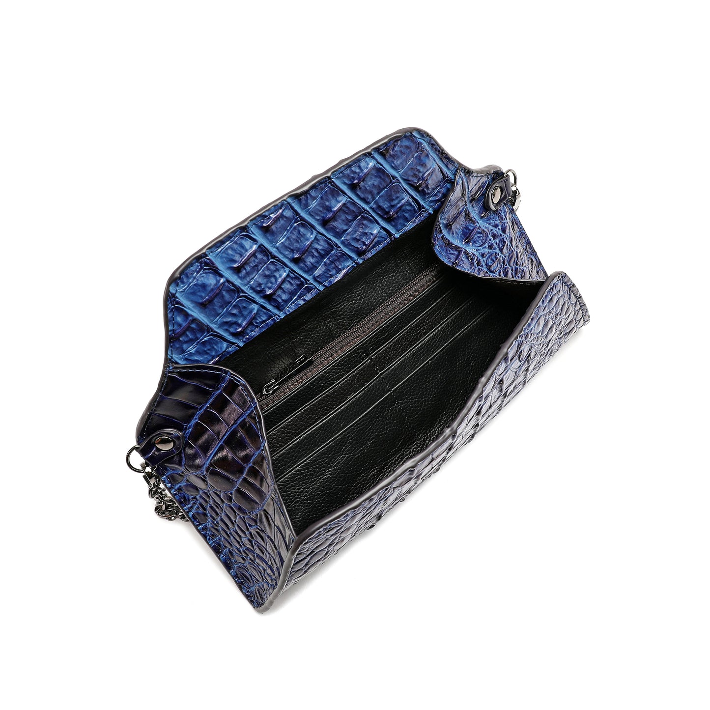 Tiffany & Fred Alligator Embossed Leather Wallet/ Clutch
