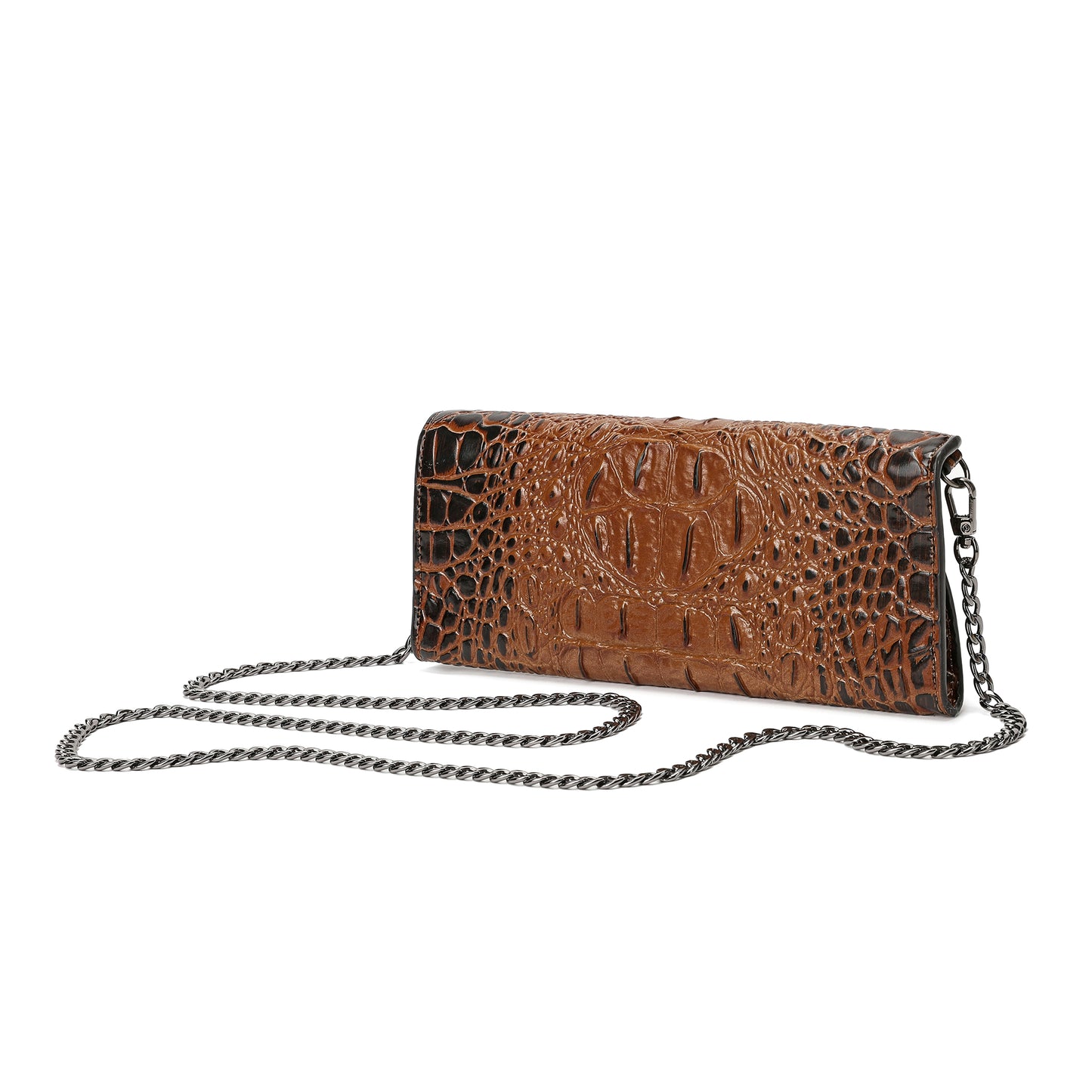 Tiffany & Fred Alligator Embossed Leather Wallet/ Clutch