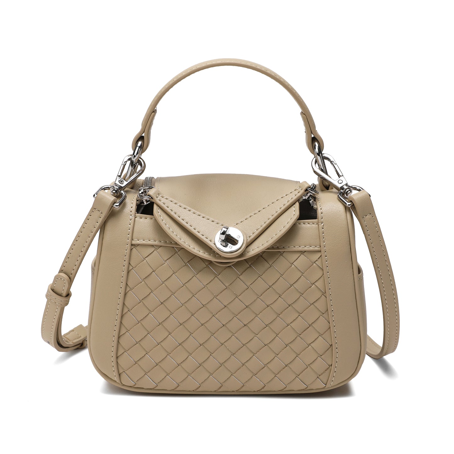 Woven Leather Crossbody/ Shoulder Bag