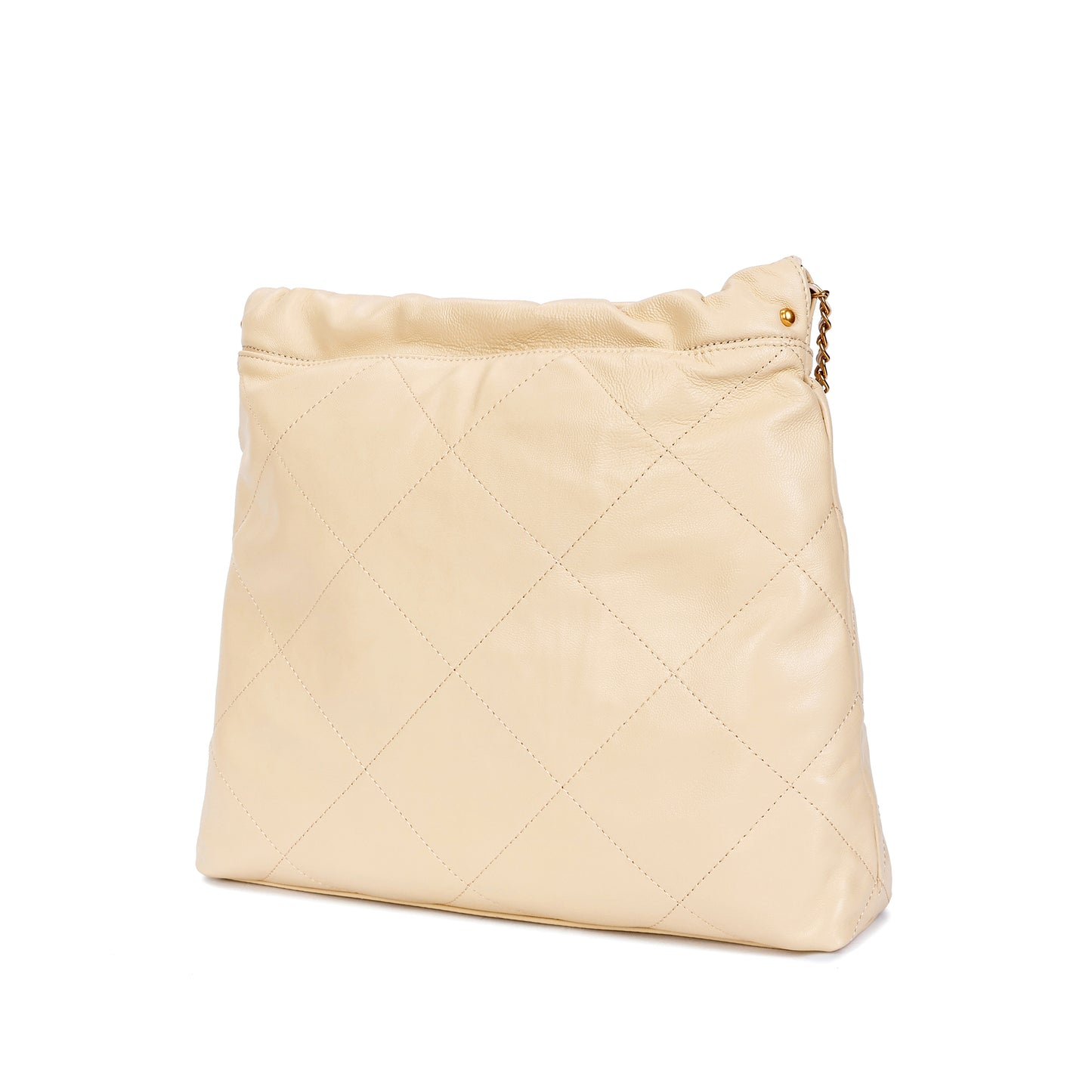 Tiffany & Fred Quilted Lambskin Leather Tote Bag