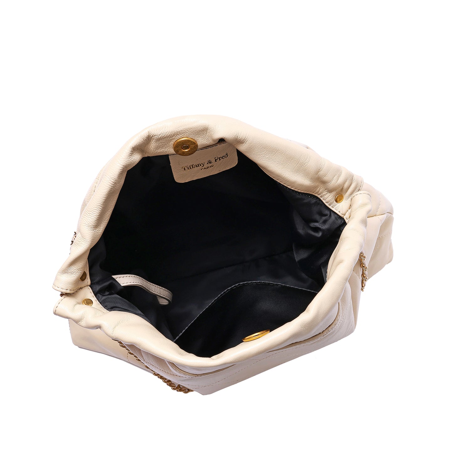 Tiffany & Fred Quilted Lambskin Leather Tote Bag