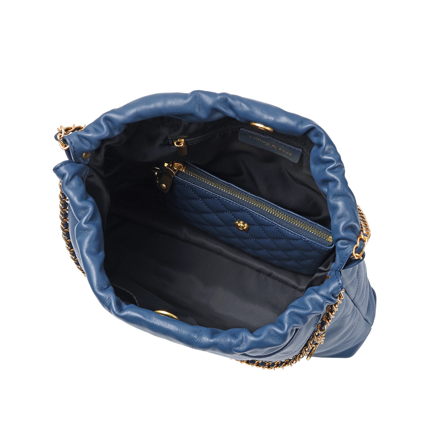 Tiffany & Fred Quilted Lambskin Leather Tote Bag