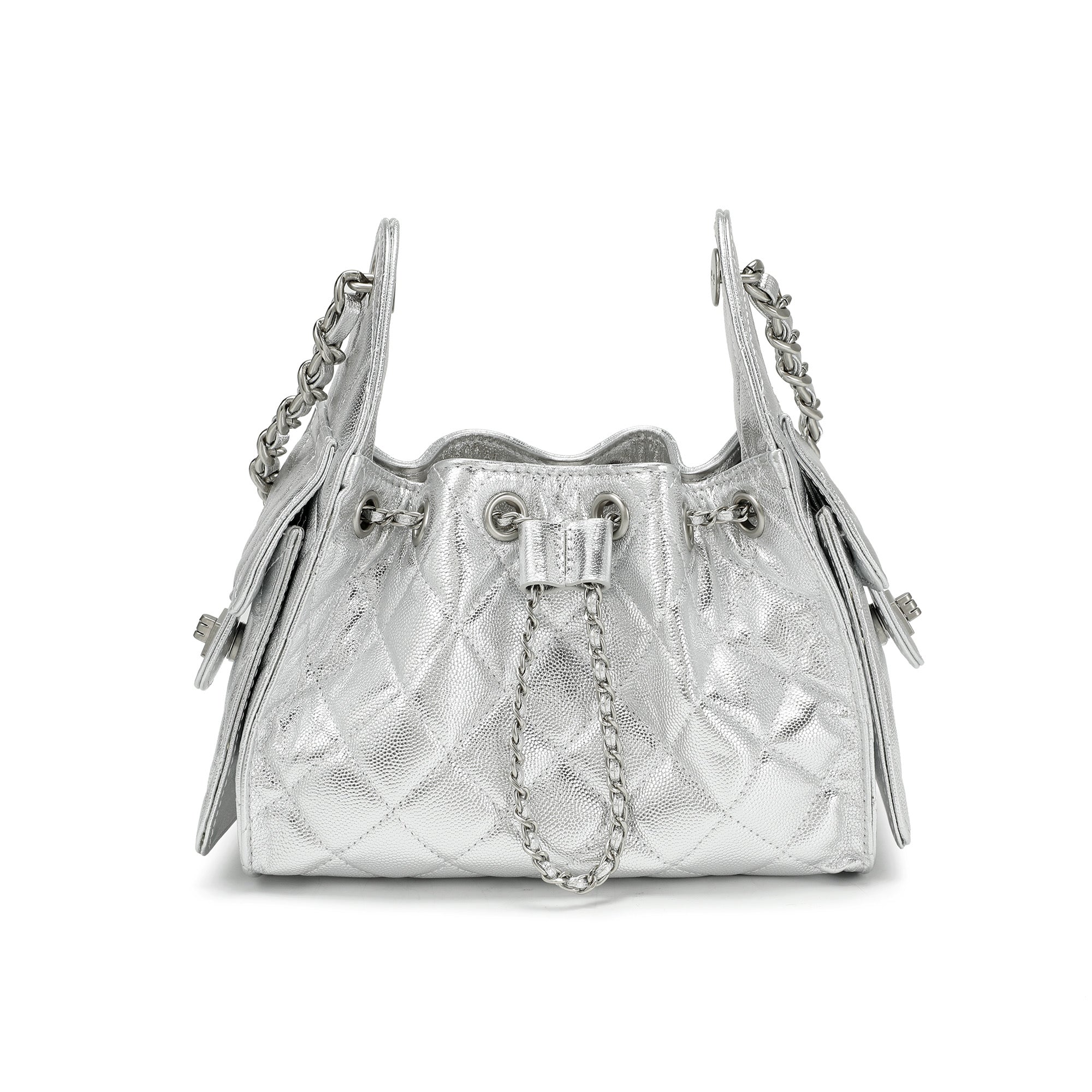 AMERI MEDI MESH DRAWSTRING BAGシルバーFサイズ新品 AMERI MEDI MESH DRAWSTRING BAGシルバーFサイズ新品 【公式通販】