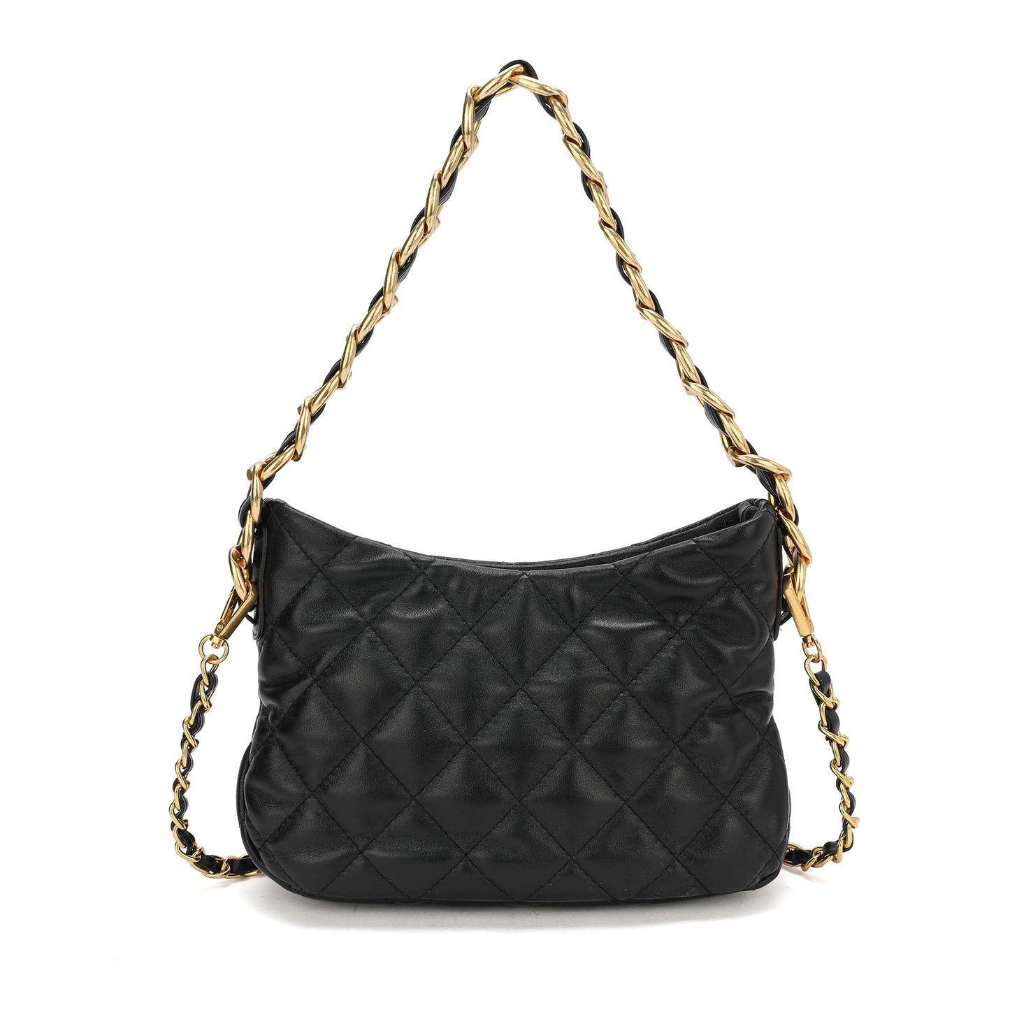 Tiffany & Fred Quilted Sheepskin Leather Crossbody/ Shoulder Bag