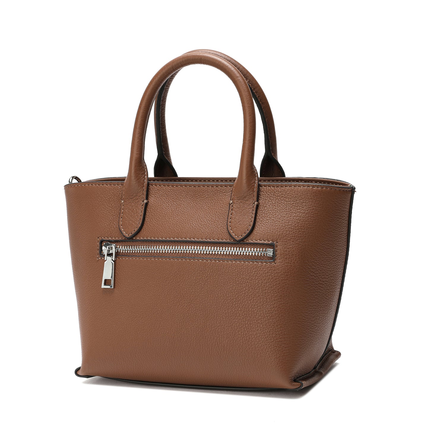 Tiffany & Fred Full-Grain Leather Top-handle/Shoulder Bag