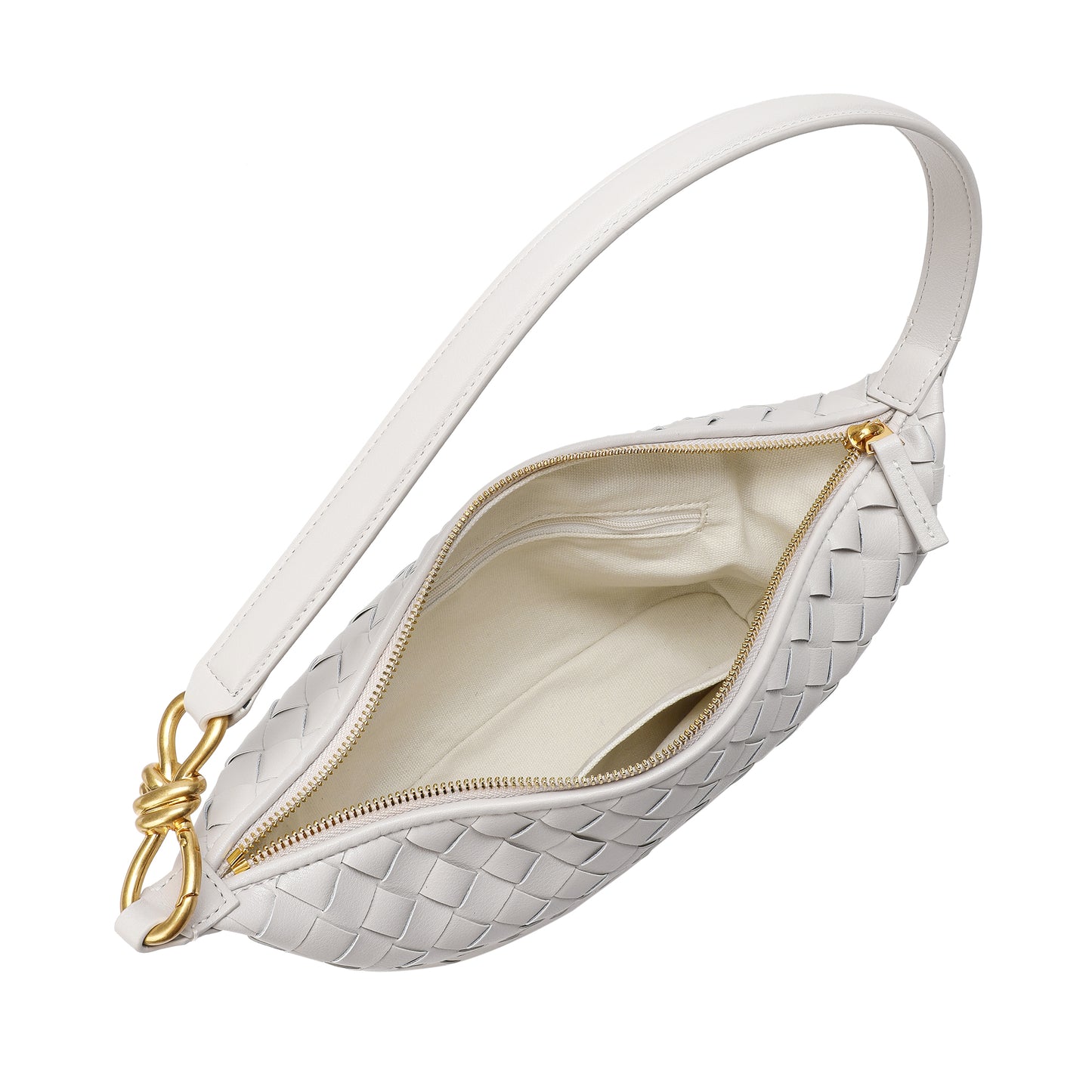 Woven Leather Hobo/ Shoulder Bag