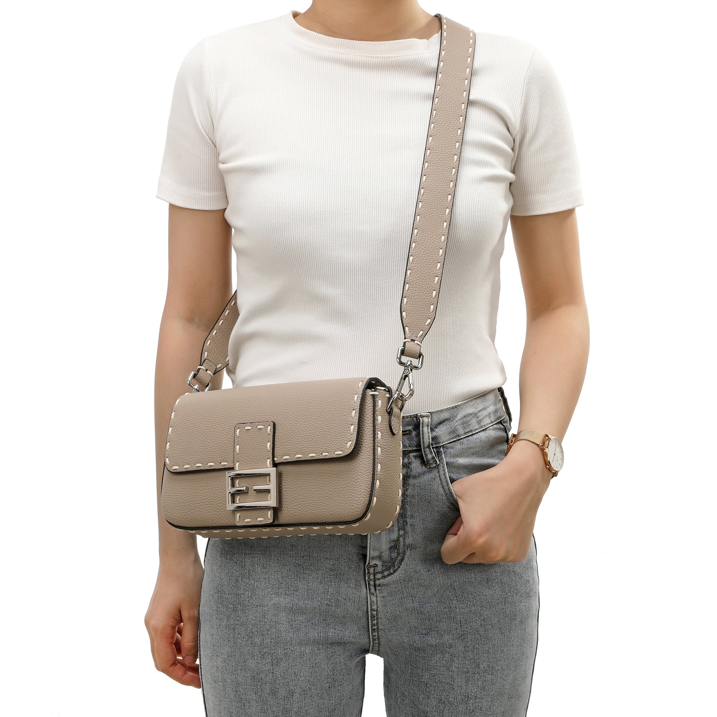 Full-grain Leather Crossboby/ Shoulder Bag