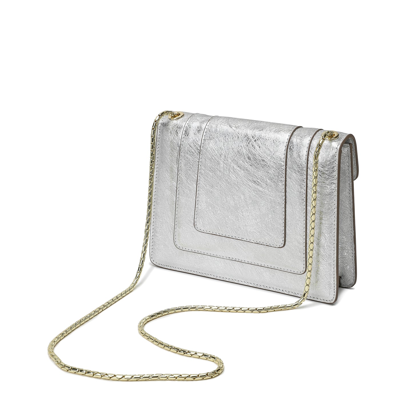 Tiffany & Fred Top-grain Saffiano Leather Crossbody/Shoulder Bag # 8801
