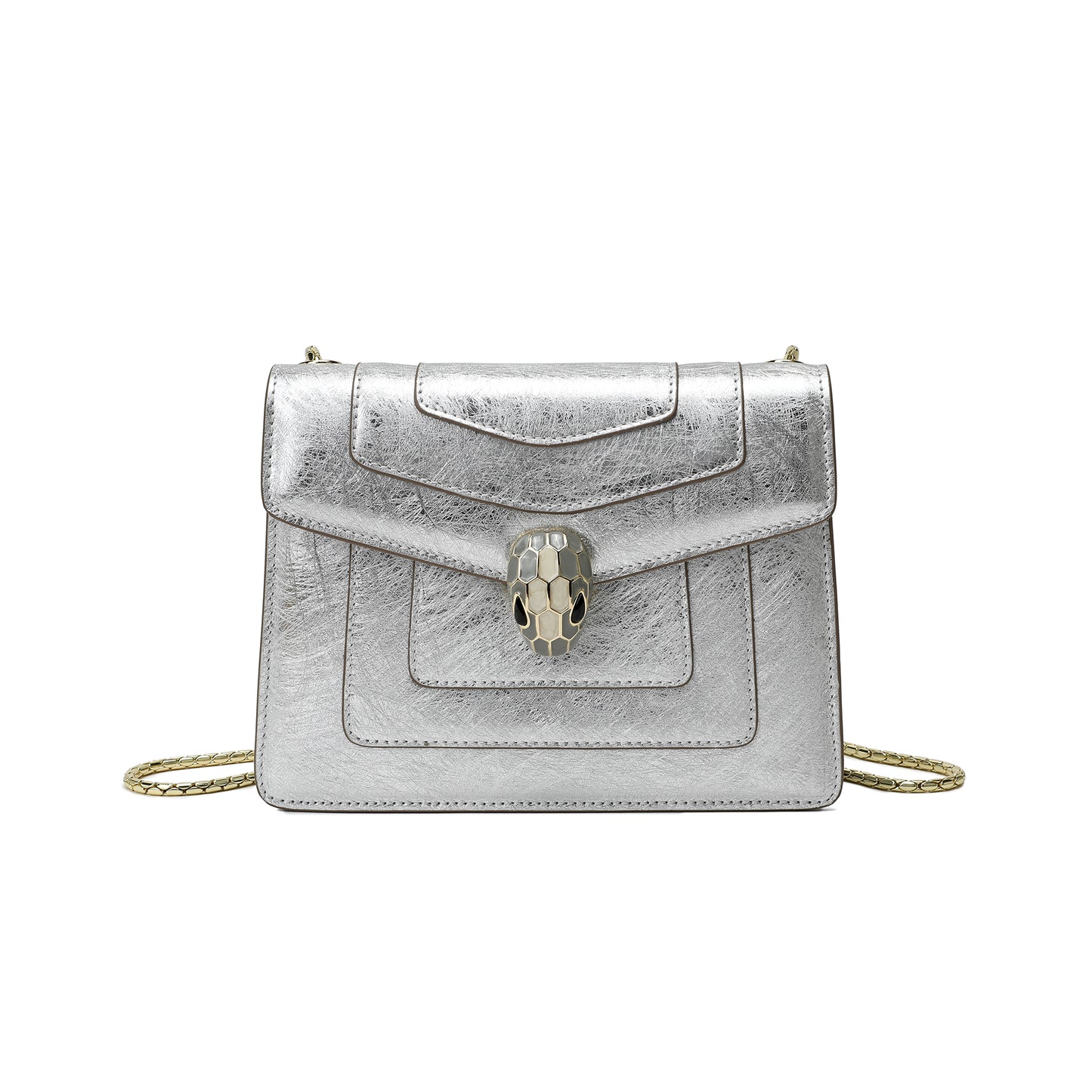 Tiffany & Fred Top-grain Saffiano Leather Crossbody/Shoulder Bag # 8801