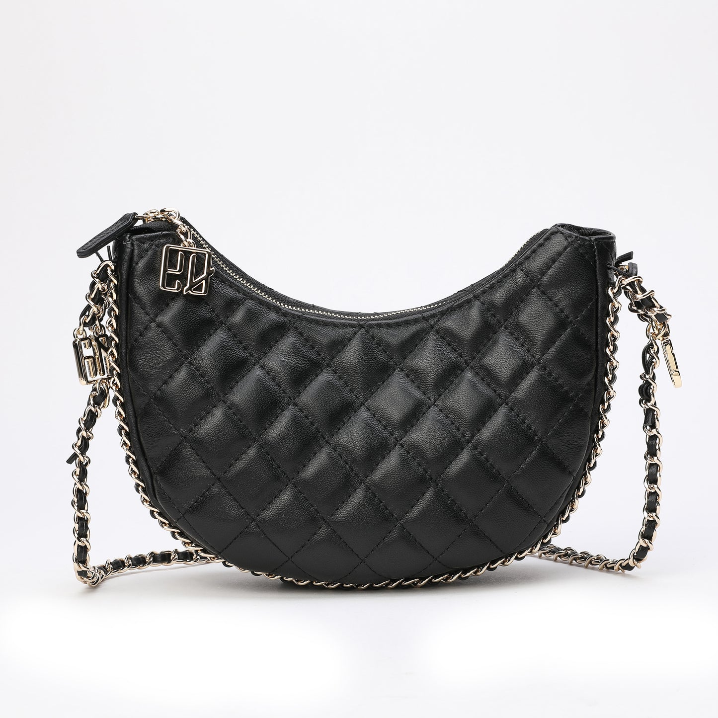 Tiffany & Fred Quilted Sheepskin Messenger/Shoulder Bag