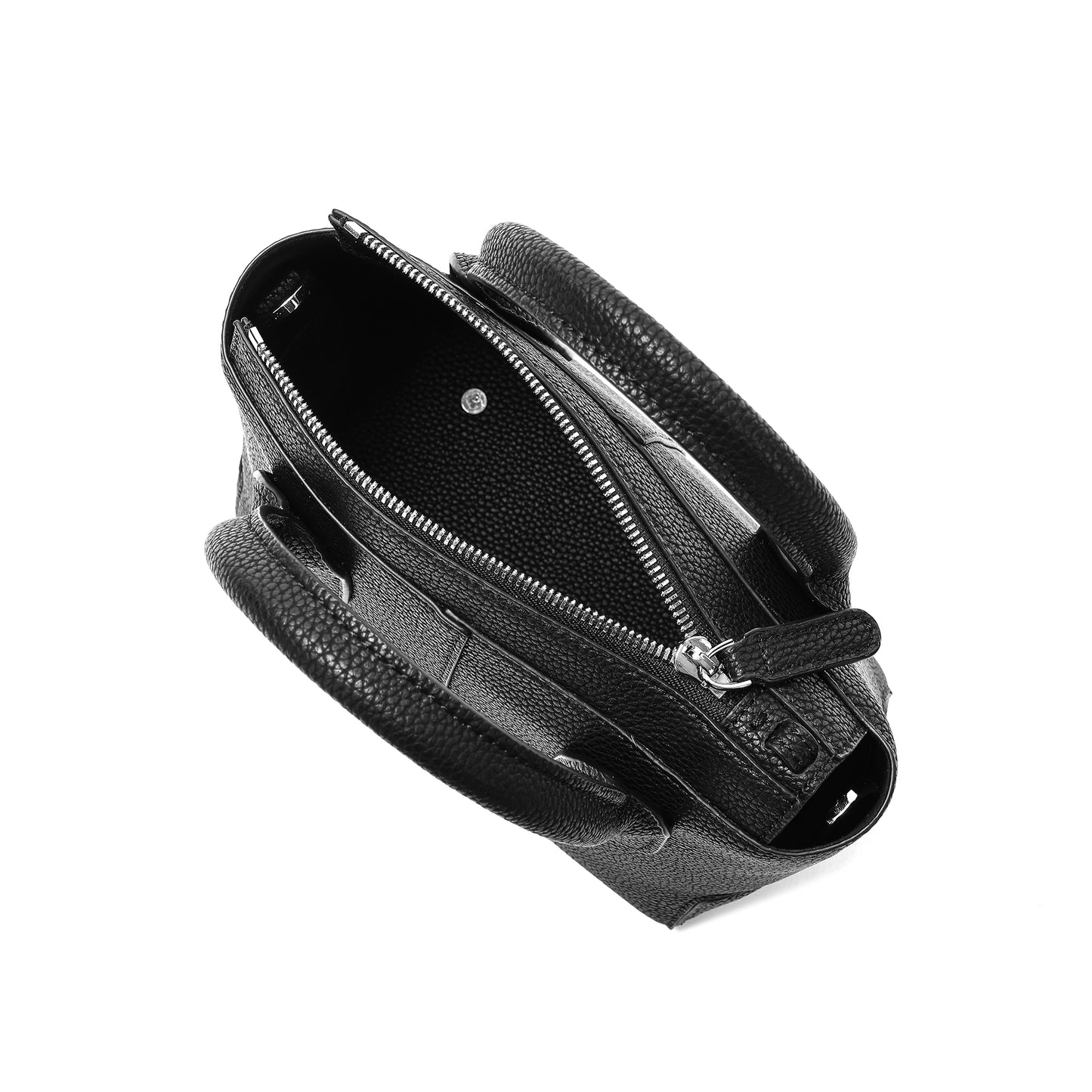 Full-Grain Leather Top-Handles Crossbody/Shoulder Bag