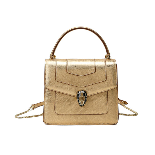 Tiffany & Fred Top-grain Saffiano Leather Satchel/Shoulder Bag # 8836
