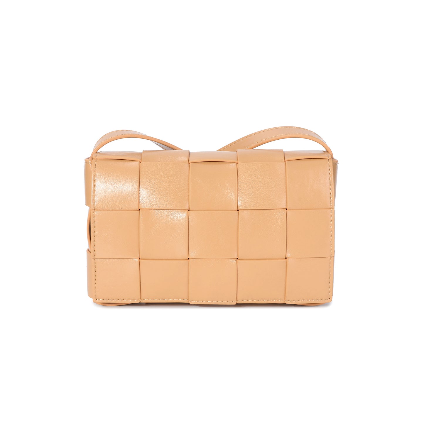 Hand-Woven Leather Crossbody Bag