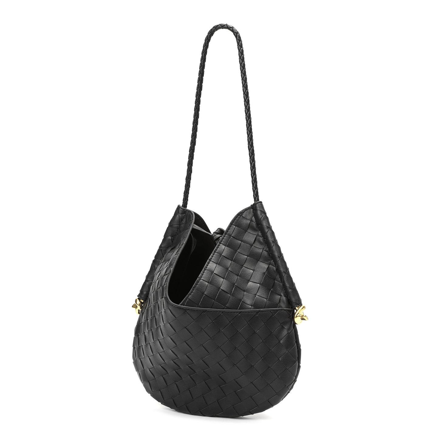 Tiffany & Fred Woven Leather Hobo/Shoulder Bag