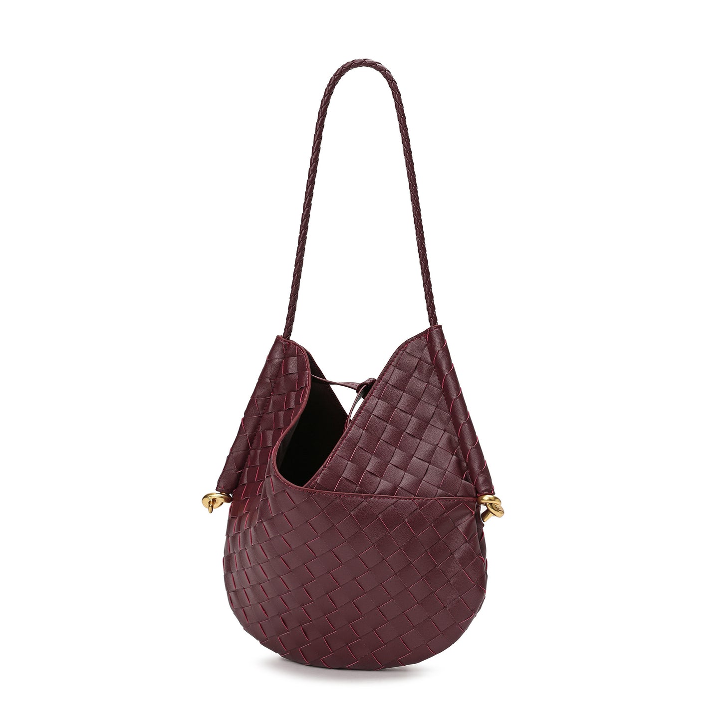 Tiffany & Fred Woven Leather Hobo/Shoulder Bag