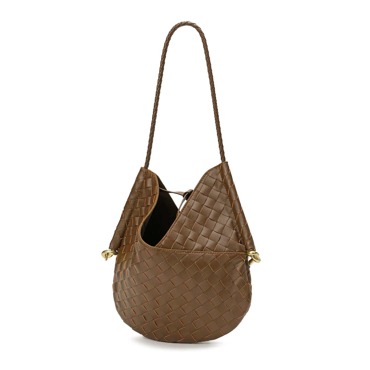 Tiffany & Fred Woven Leather Hobo/Shoulder Bag