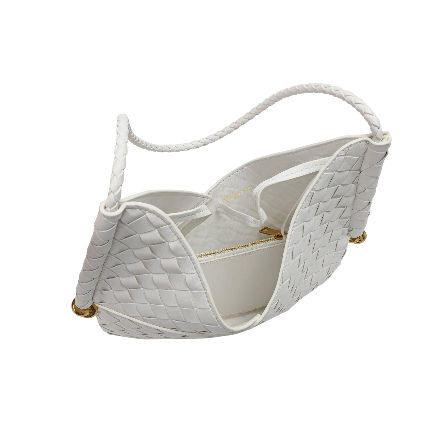 Tiffany & Fred Woven Leather Hobo/Shoulder Bag