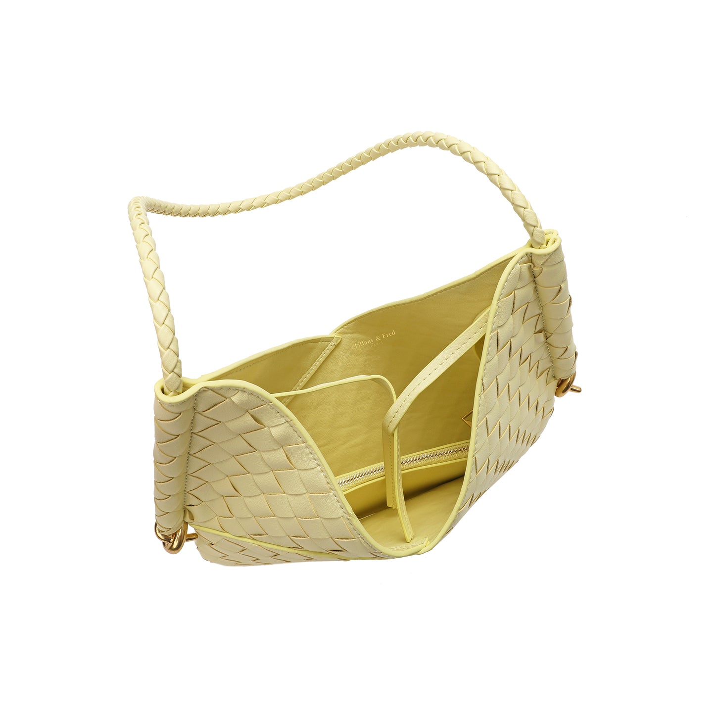 Tiffany & Fred Woven Leather Hobo/Shoulder Bag
