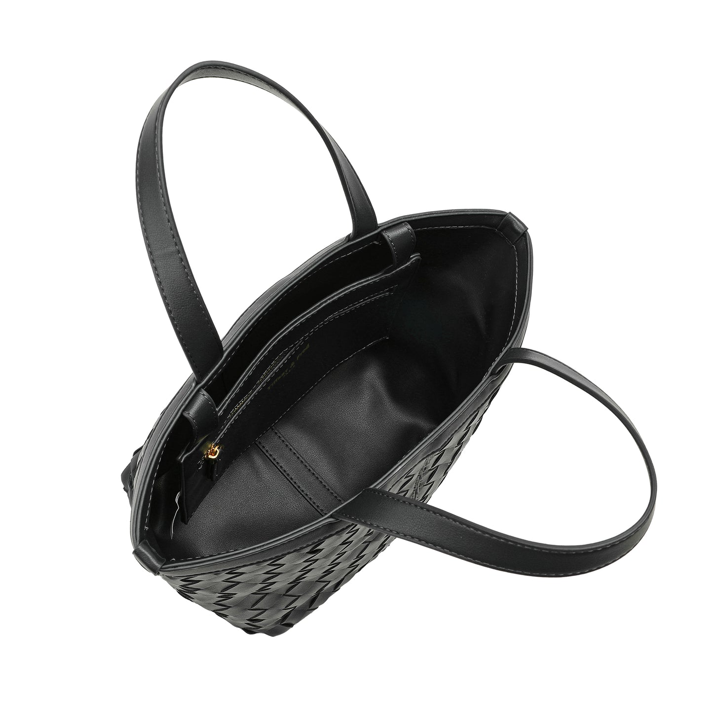 Tiffany & Fred Woven Leather Top-Handle/Shoulder Bag