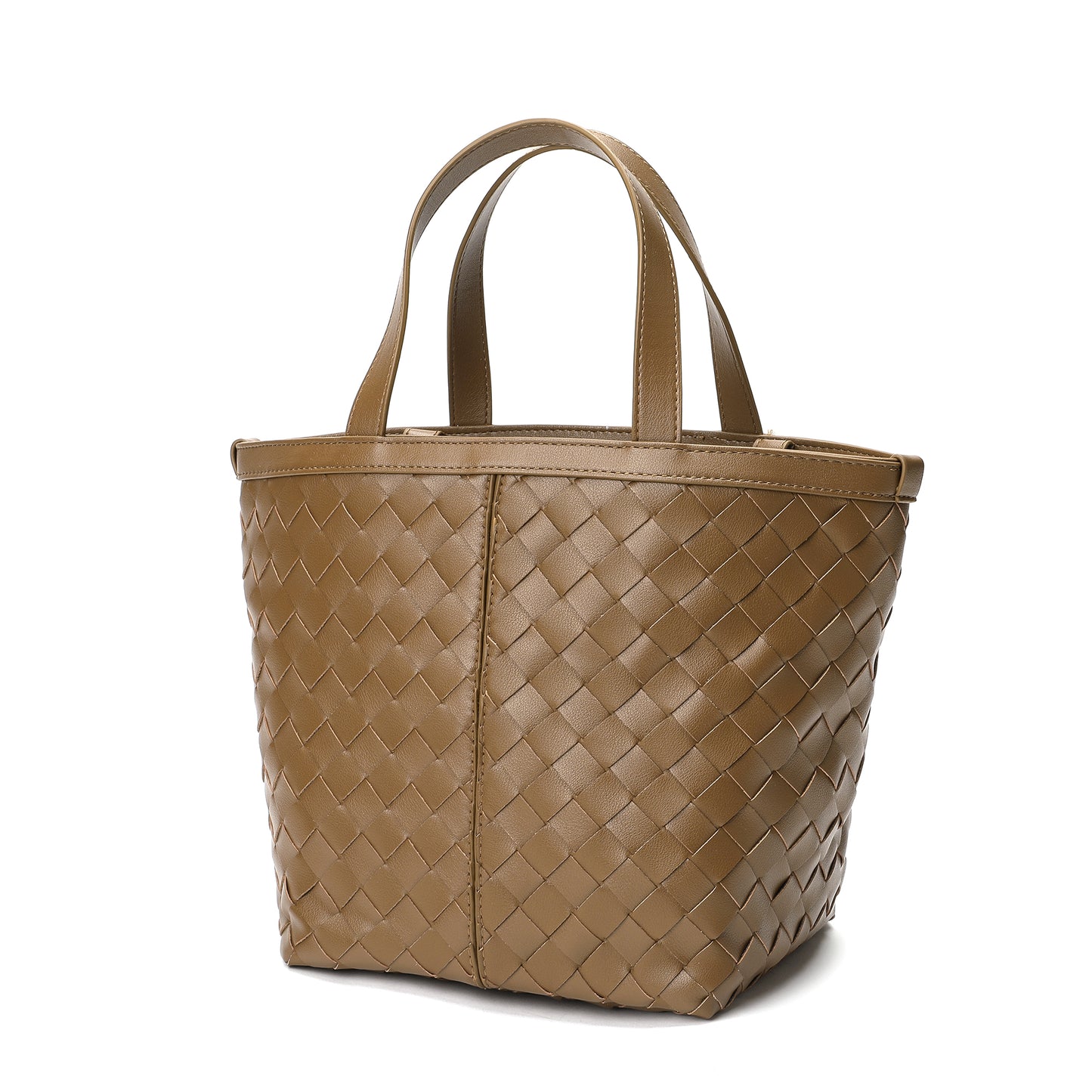 Tiffany & Fred Woven Leather Top-Handle/Shoulder Bag