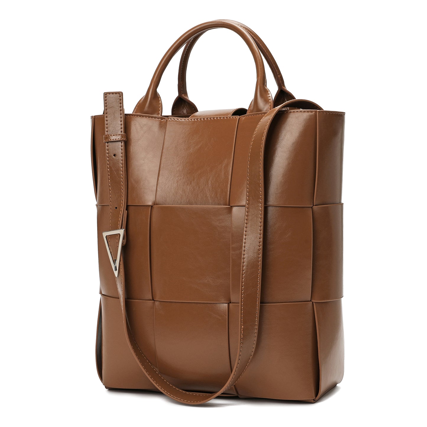 Tiffany & Fred Woven Leather Top-handle Tote bag