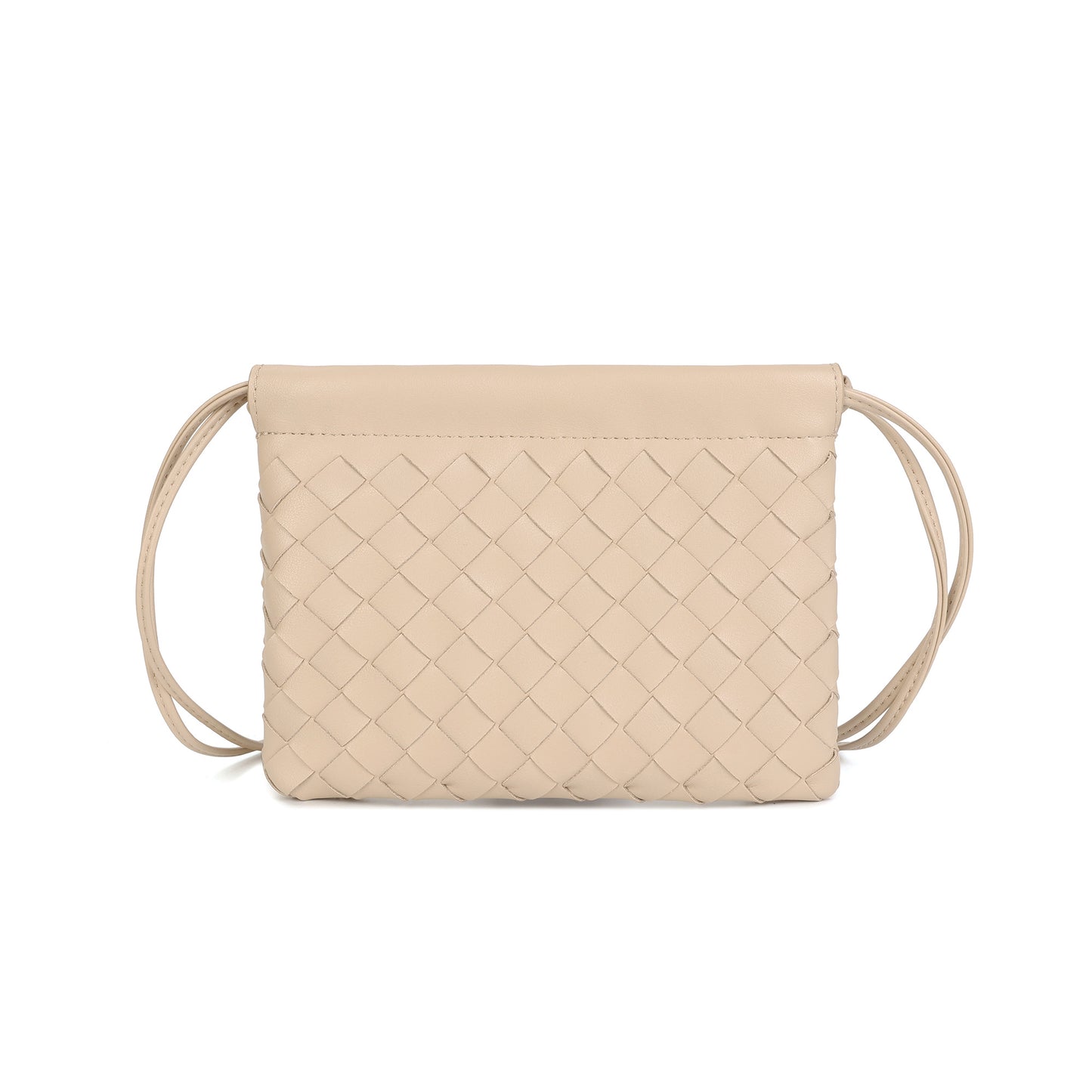 Woven Leather Crossbody Bag