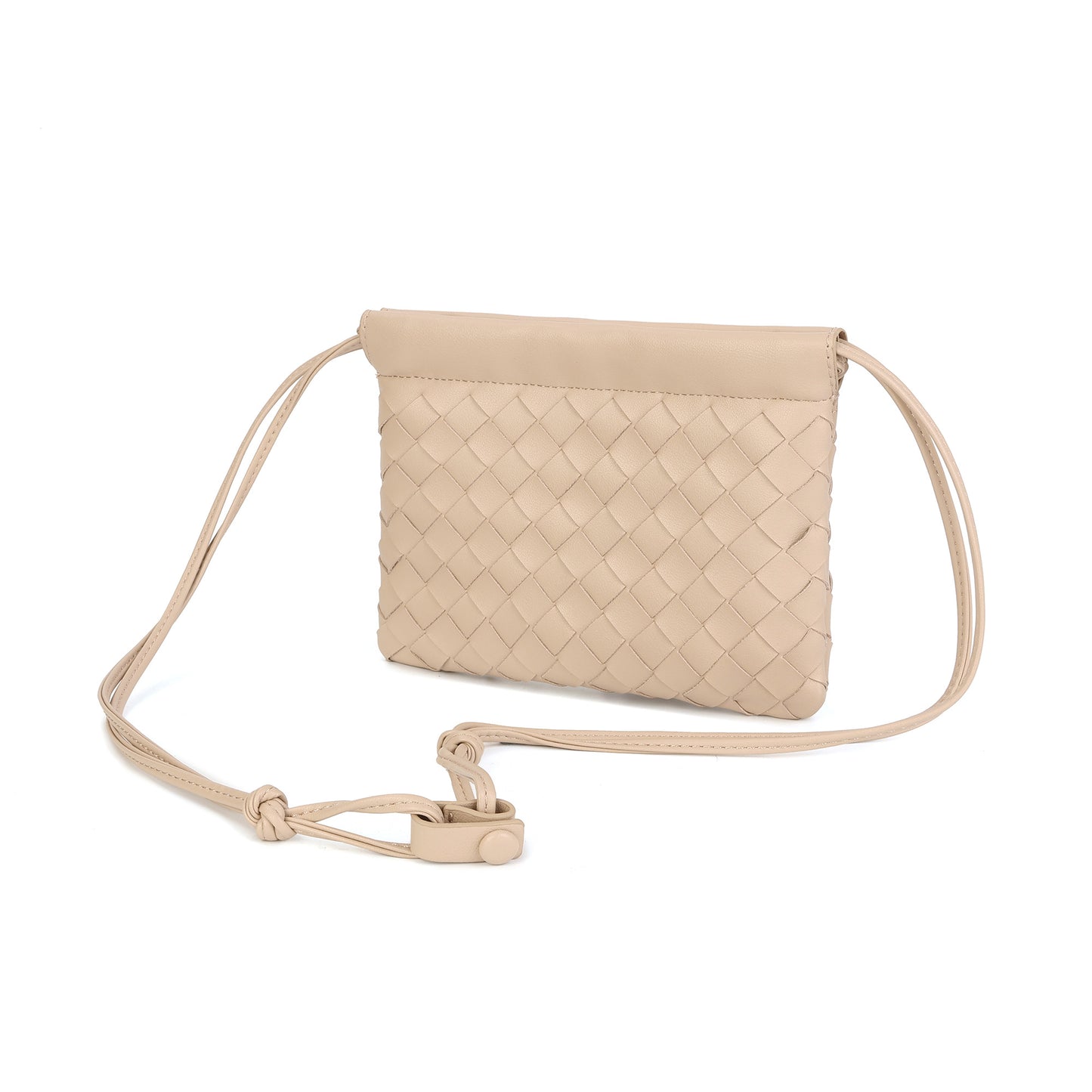 Woven Leather Crossbody Bag