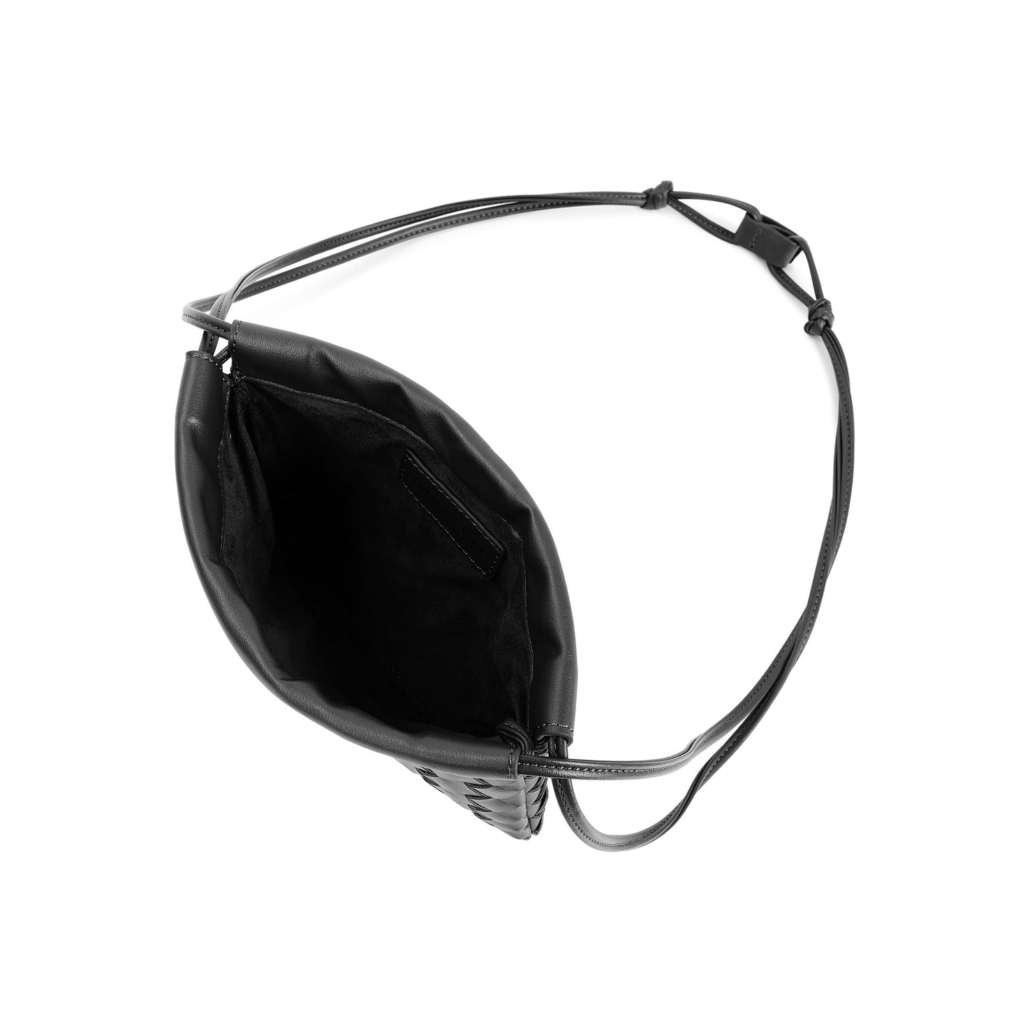 Woven Leather Crossbody Bag