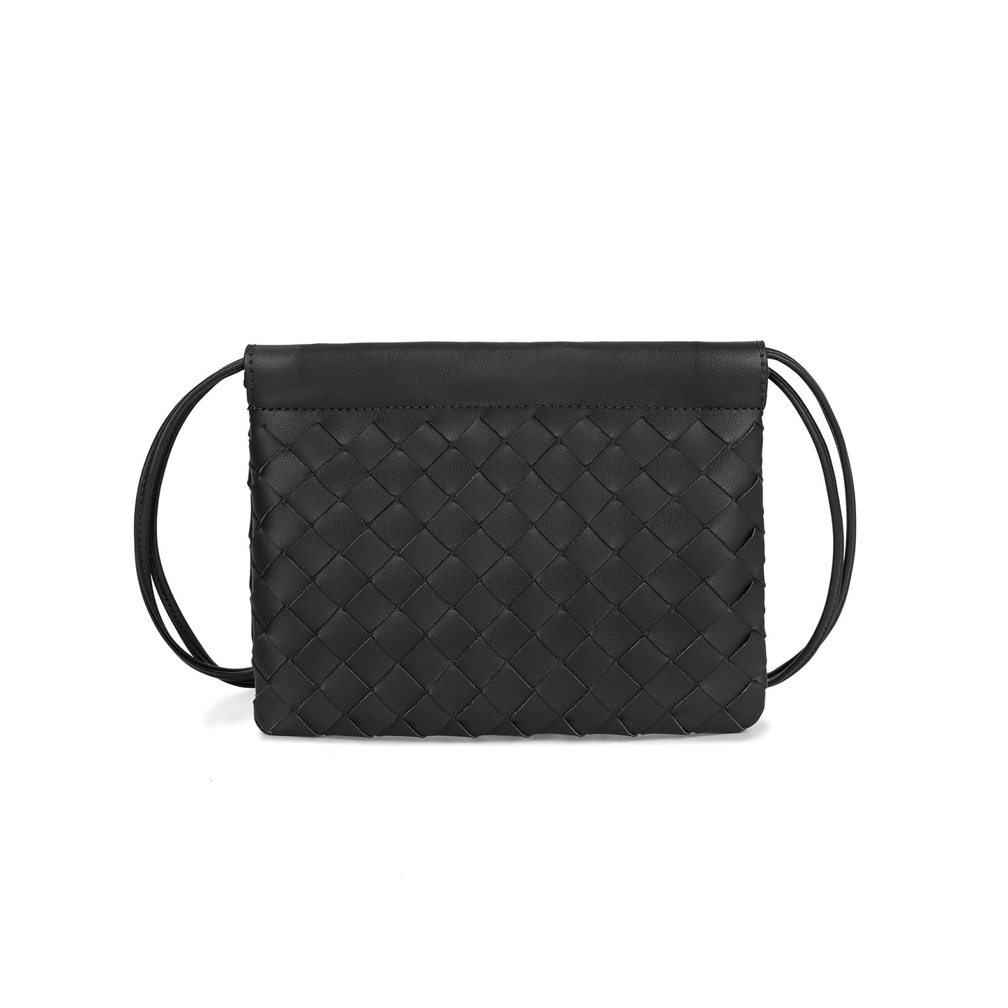 Woven Leather Crossbody Bag