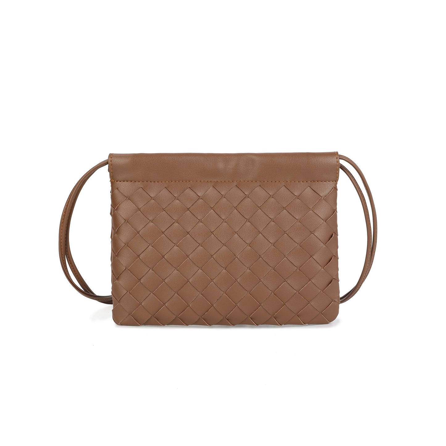 Woven Leather Crossbody Bag
