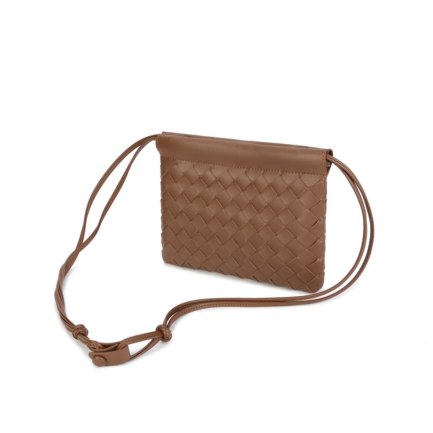 Woven Leather Crossbody Bag