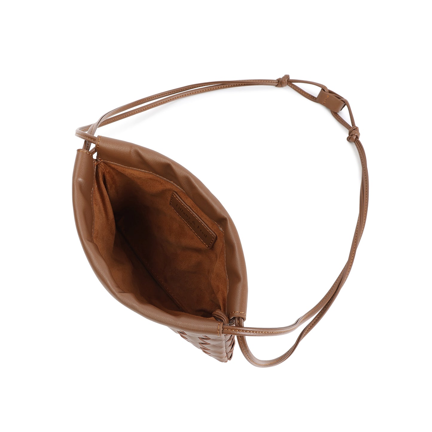 Woven Leather Crossbody Bag