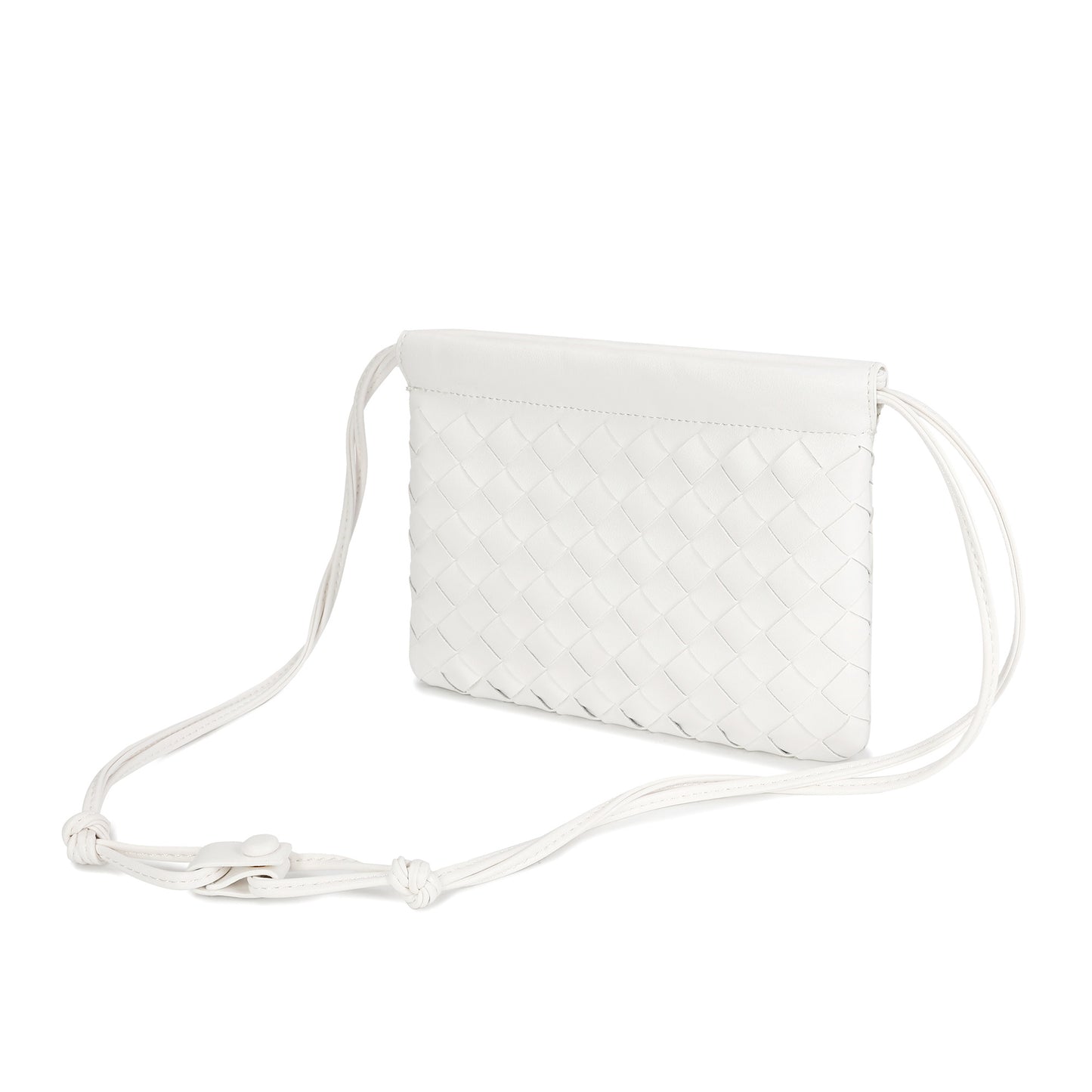 Woven Leather Crossbody Bag