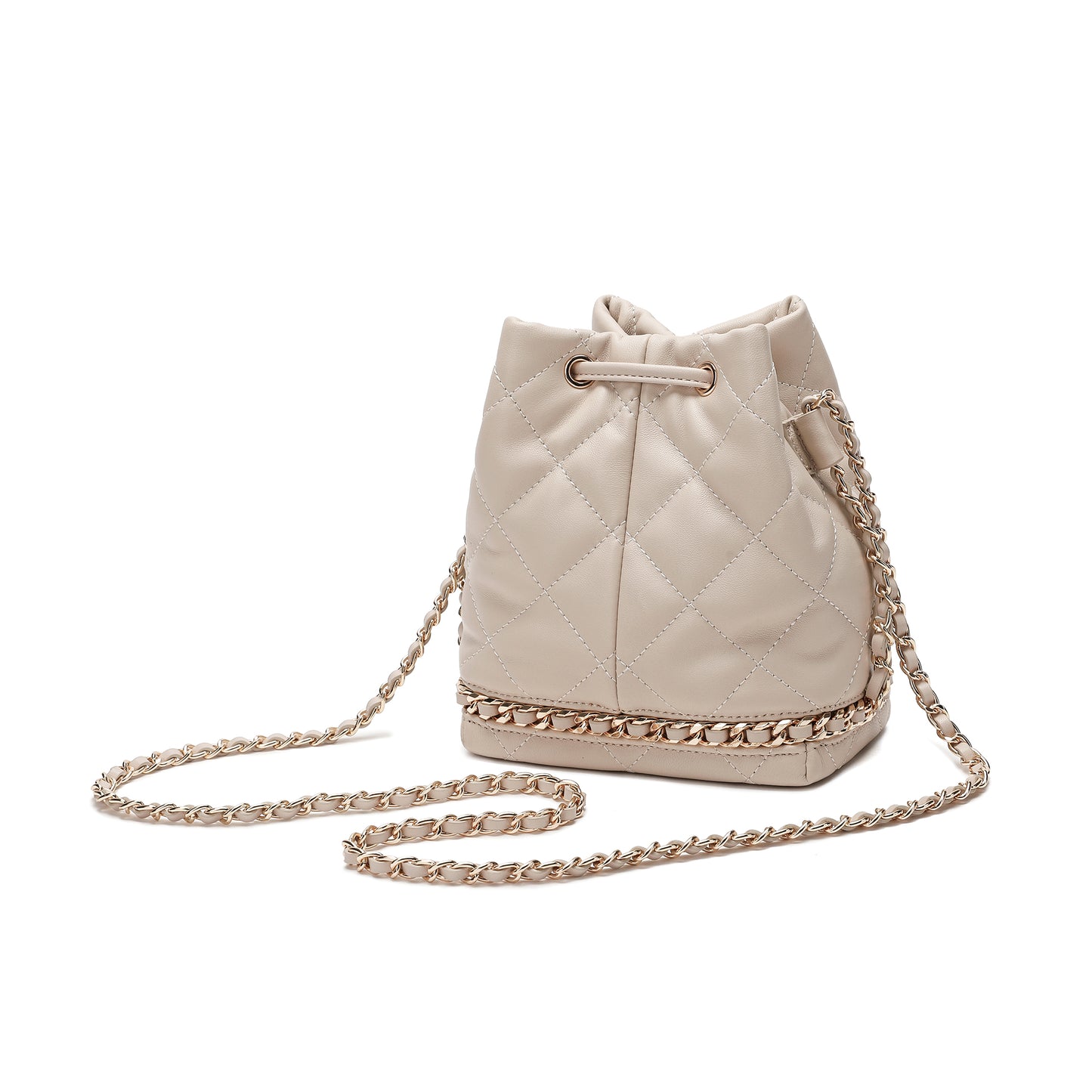 Tiffany & Fred Full-Grain Quilted Lambskin Leather