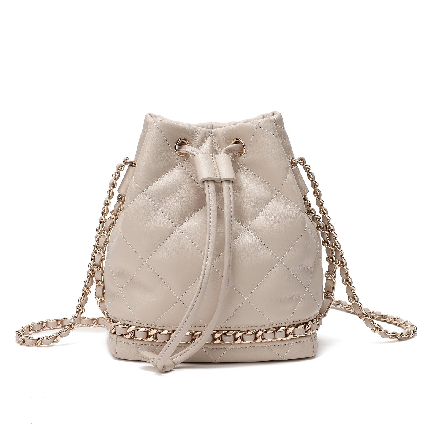 Tiffany & Fred Full-Grain Quilted Lambskin Leather