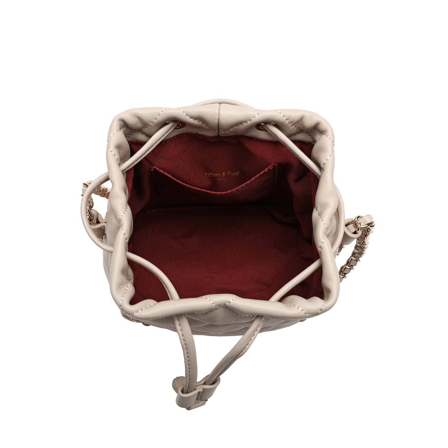 Tiffany & Fred Full-Grain Quilted Lambskin Leather