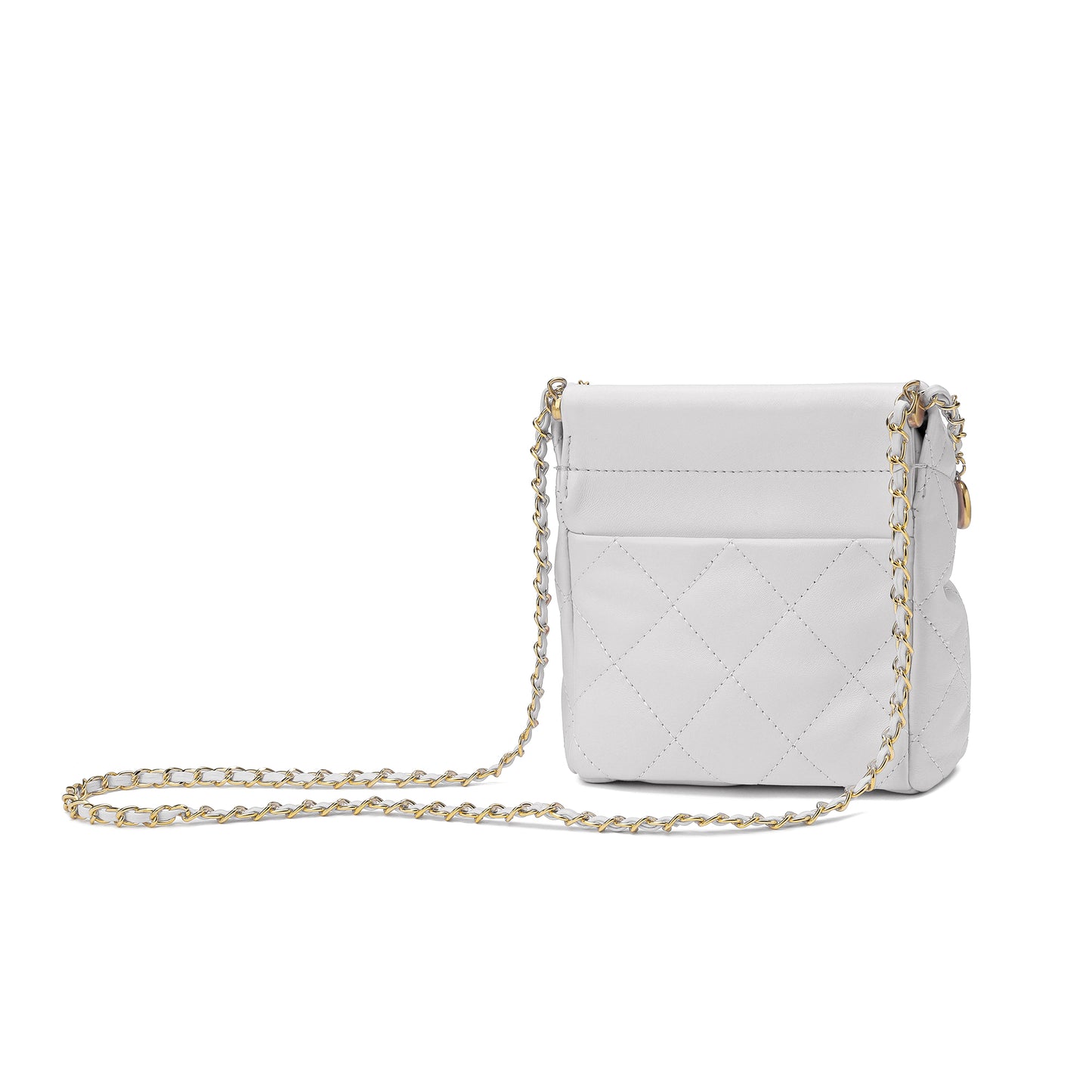 Tiffany & Fred Quilted Sheepskin Leather Crossbody