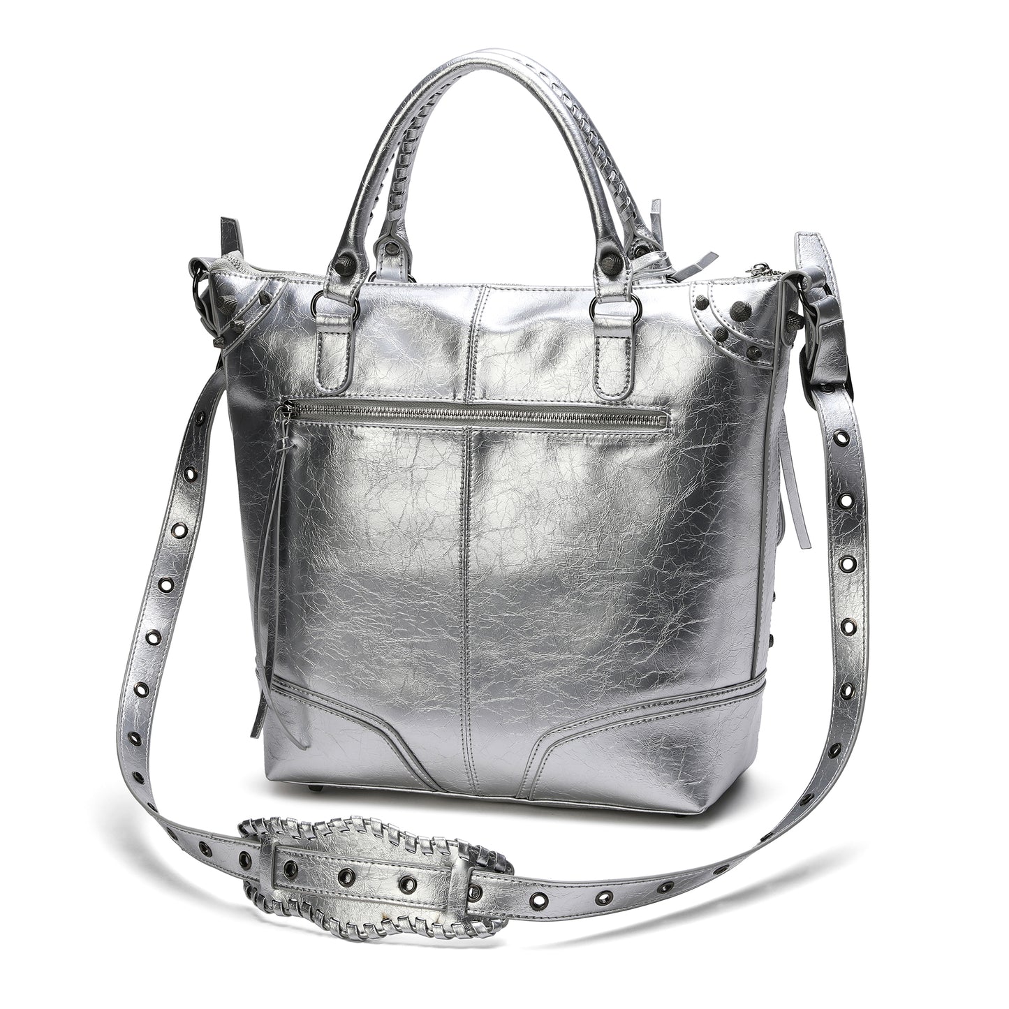 Tiffany & Fred Cracked Leather Tote Bag