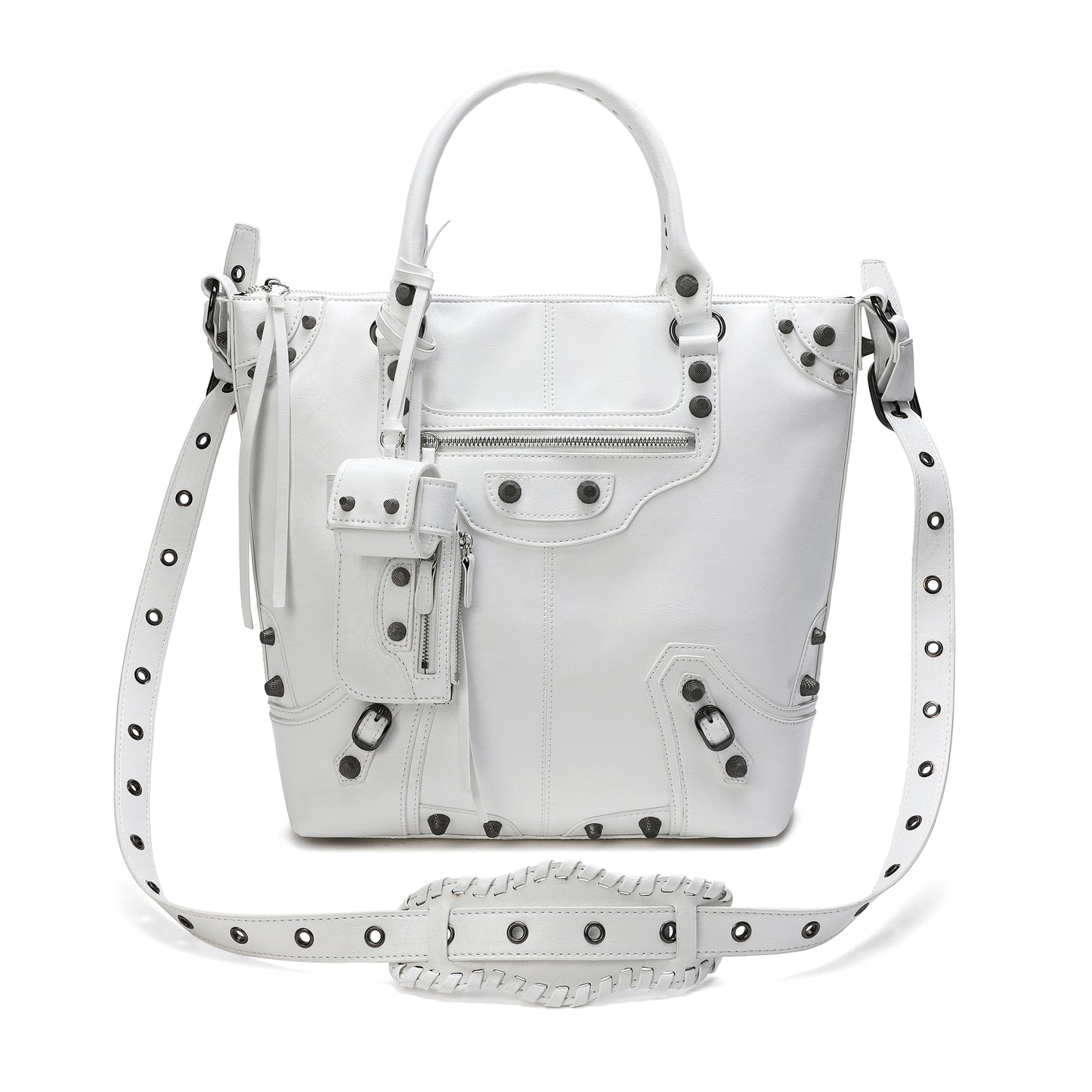 Tiffany & Fred Cracked Leather Tote Bag