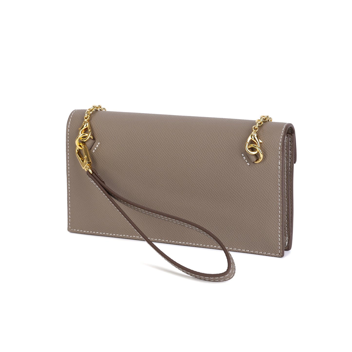 Elegant Leather Crossbody Wallet Clutch