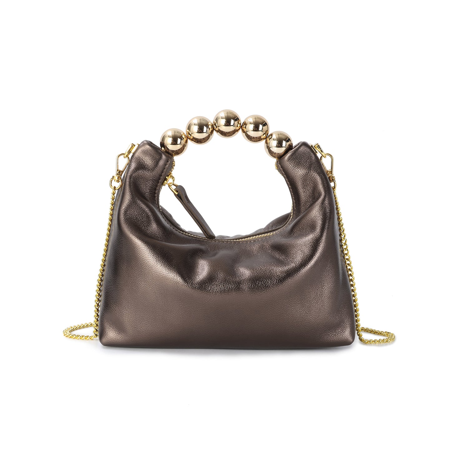 Tiffany & Fred Smooth Leather Top-Handle/Shoulder Bag
