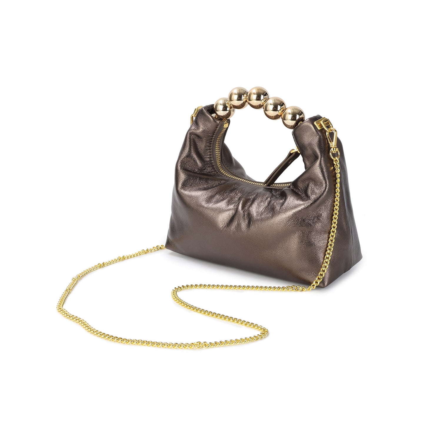 Tiffany & Fred Smooth Leather Top-Handle/Shoulder Bag
