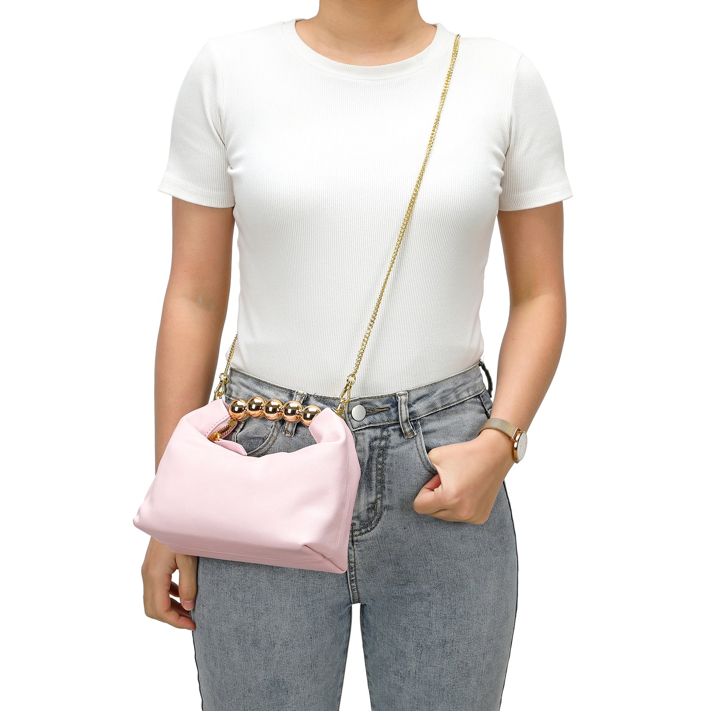 Tiffany & Fred Smooth Leather Top-Handle/Shoulder Bag