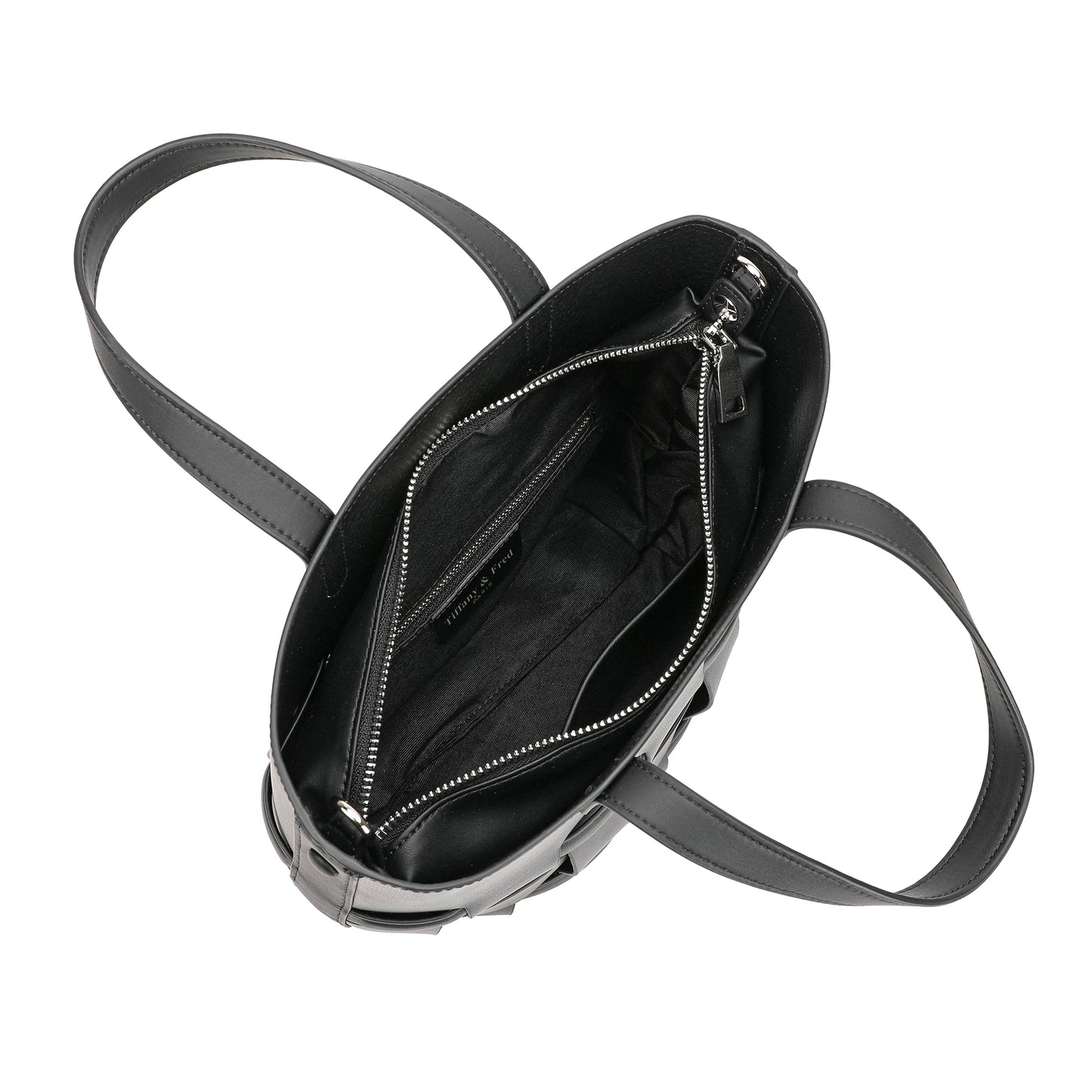 Tiffany & Fred Quilted Cracked Leather Crossbody Bag