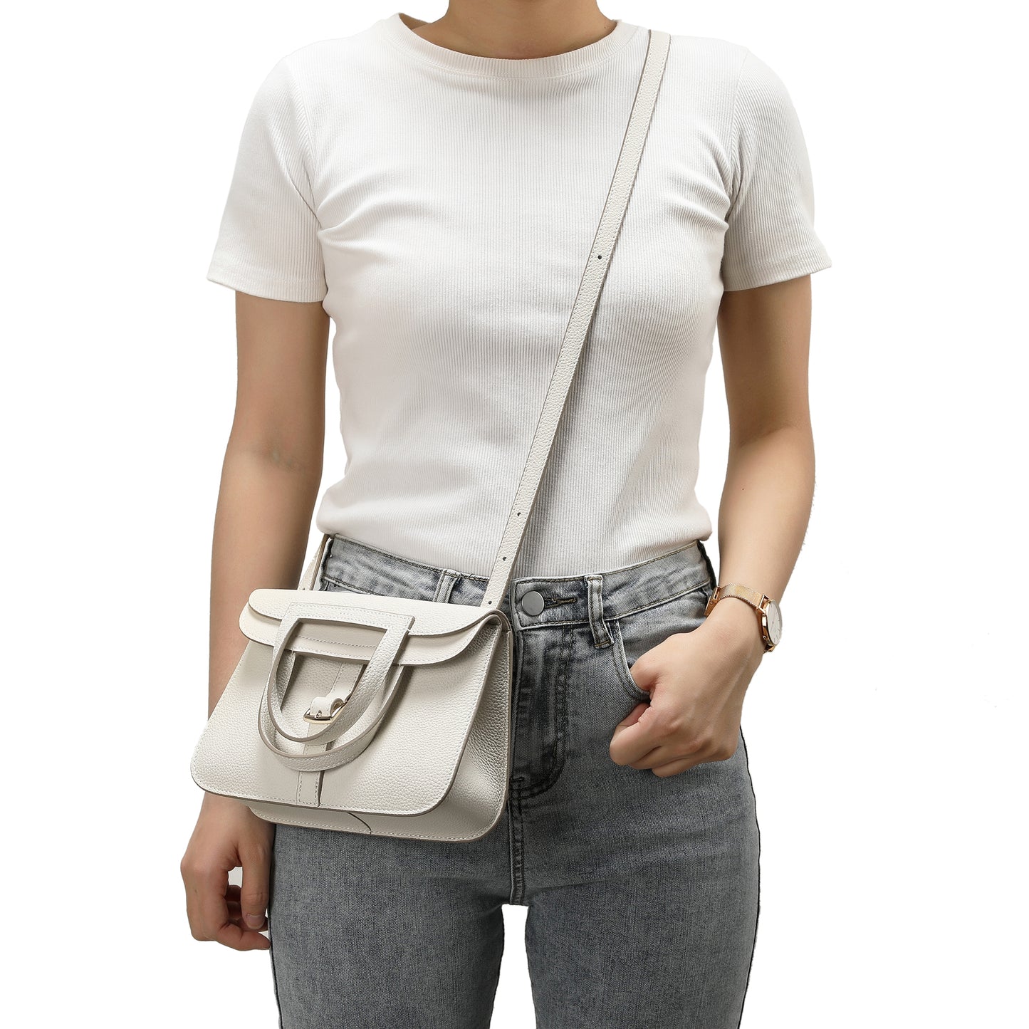 Tiffany & Fred Full-grain soft leather Crossbody