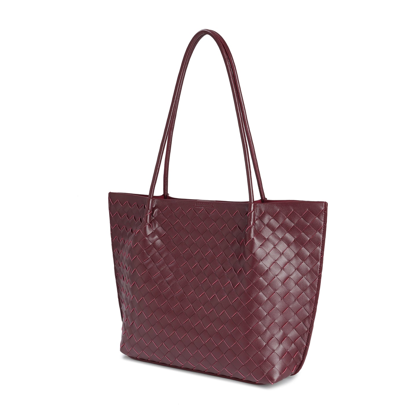 Elegant Woven Leather Tote Bag